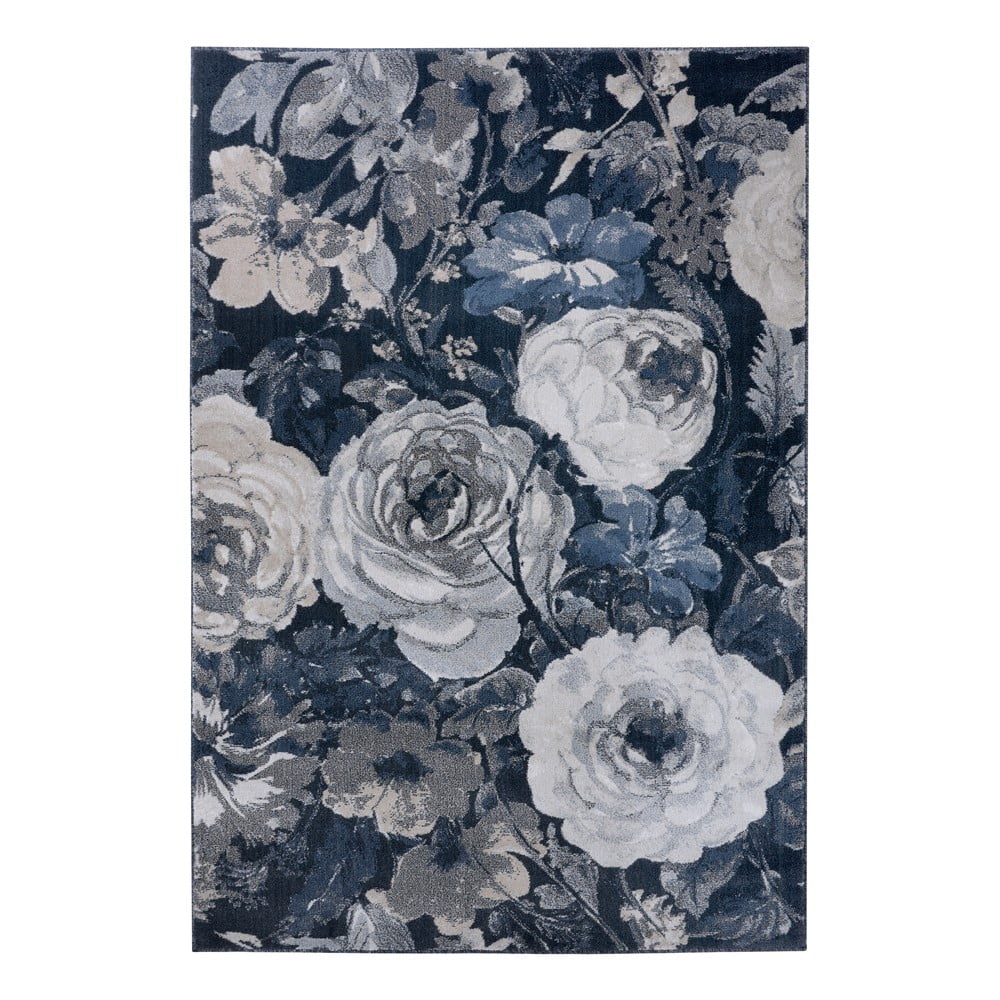 Tamnoplavi tepih Mint Rugs Peony, 200 x 290 cm