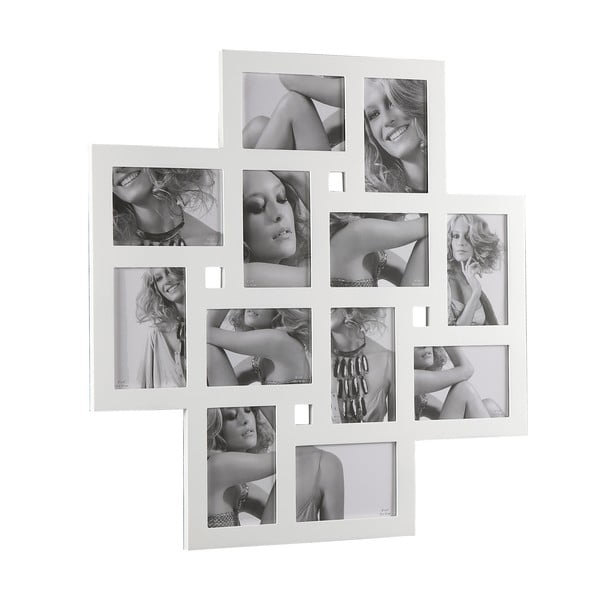 Bijeli zidni okvir za fotografije Tomasucci Collage, 10 x 15 cm