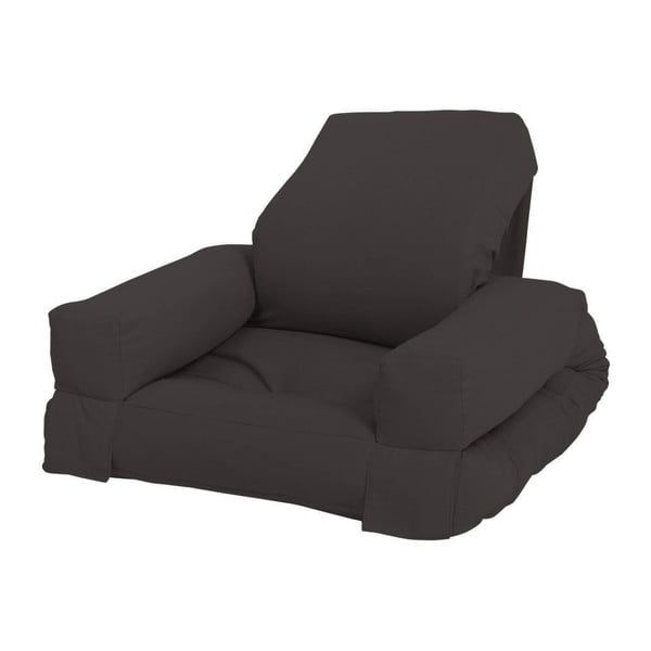 Dječja sklopiva stolica Karup Design Mini Hippo Dark Grey