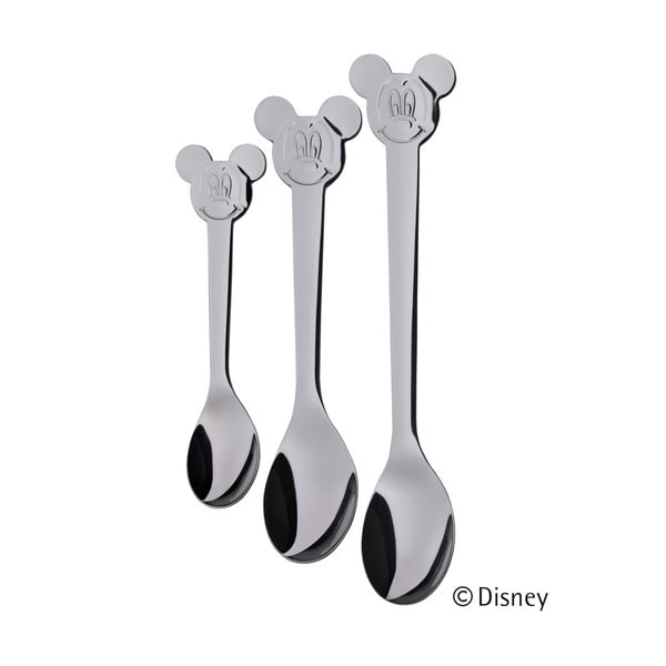 Set od 3 dječje žlice od nehrđajućeg čelika Cromargan® Mickey Mouse
