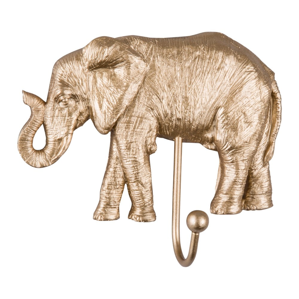 Vješalica u zlatnoj boji Leitmotiv Elephant