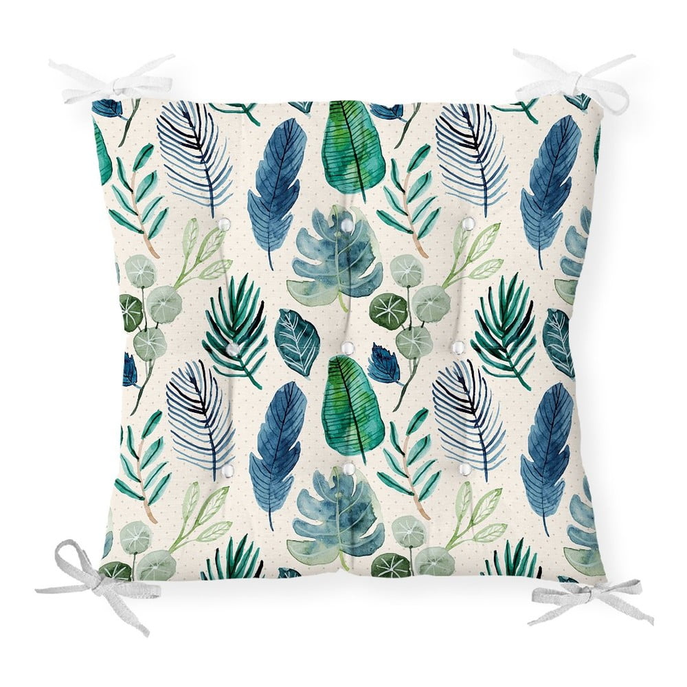 Jastuk za stolicu Minimalist Cushion Covers Navy Flower, 40 x 40 cm