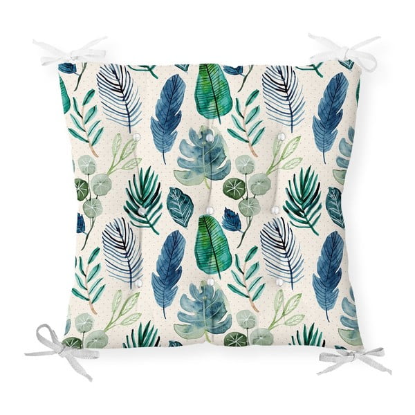 Jastuk za stolicu Minimalist Cushion Covers Navy Flower, 40 x 40 cm