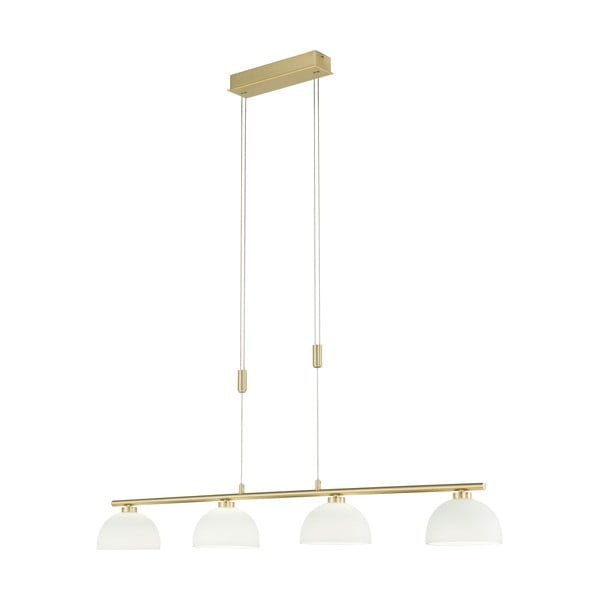 Viseća svjetiljka u bijeloj i zlatnoj boji Fischer & Honsel Avignon Quatre