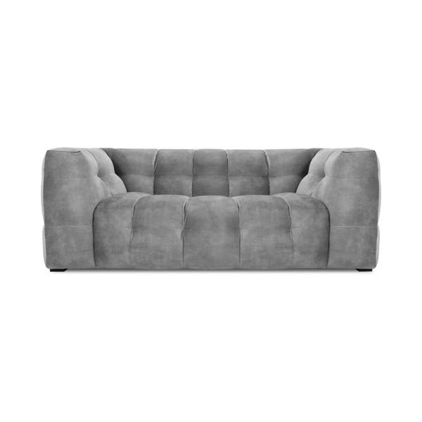 Siva baršunasta sofa Windsor & Co Sofas Vest, 208 cm