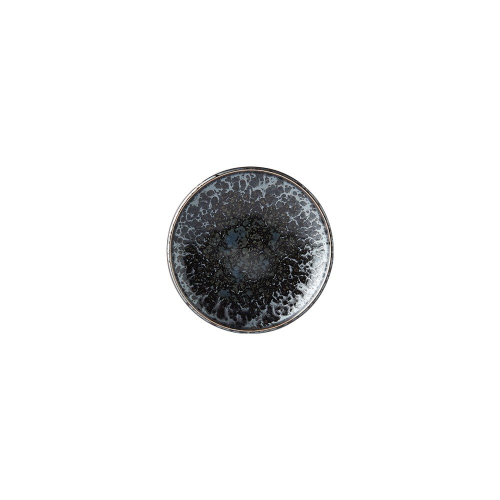 Crno-sivi keramički tanjur MIJ Pearl, ø 17 cm