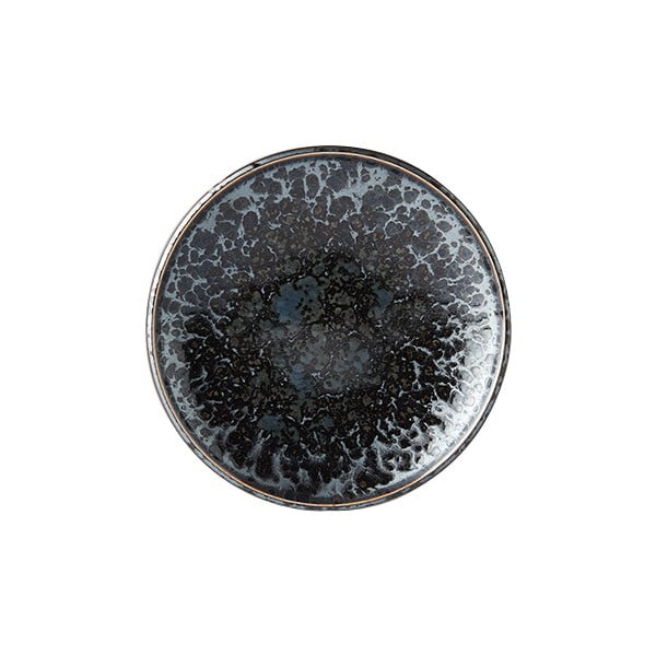 Crno-sivi keramički tanjur MIJ Pearl, ø 17 cm
