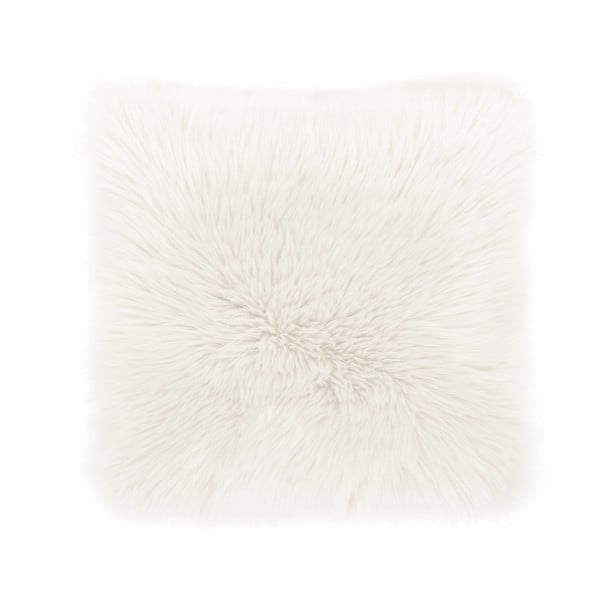 Bijeli jastuk Tiseco Home Studio Sheepskin, 45 x 45 cm