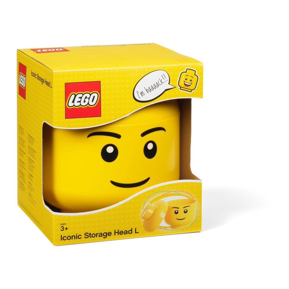 Kutija za pohranu LEGO® Boy, ⌀ 16,3 cm