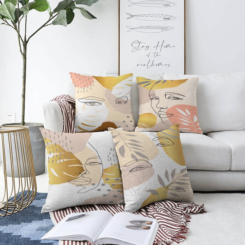 Set od 4 ukrasne jastučnice Minimalist Cushion Covers June, 55 x 55 cm