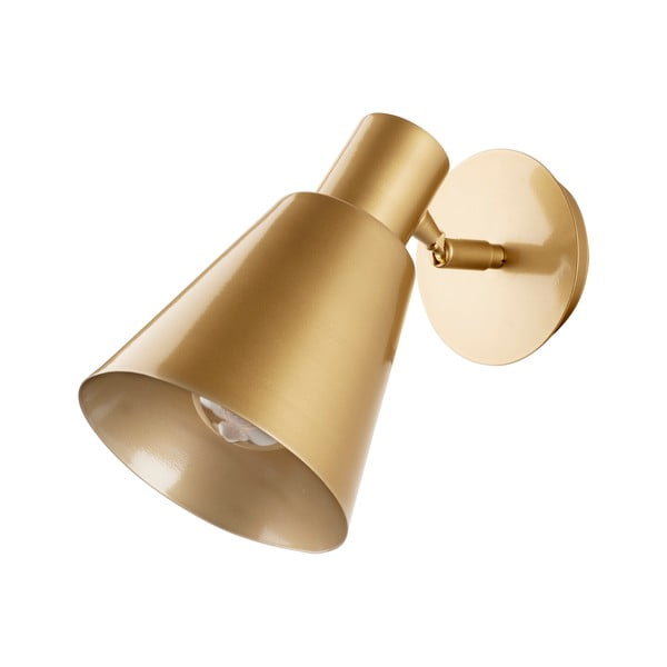 Zidna lampa zlatne boje Squid Lighting Icon, visina 22 cm