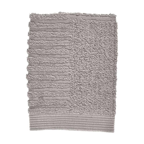 Sivi ručnik za lice od 100% pamuka Zone Classic Gull Grey, 30 x 30 cm