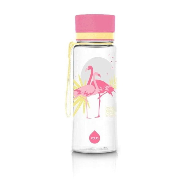 Ružičasta boca Equa Flamingo, 400 ml