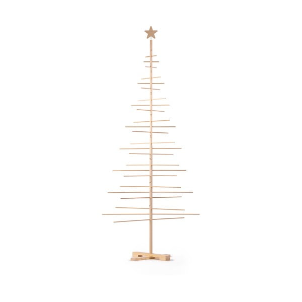 Drveno božićno drvce Nature Home Xmas Decorative Tree, visina 240 cm