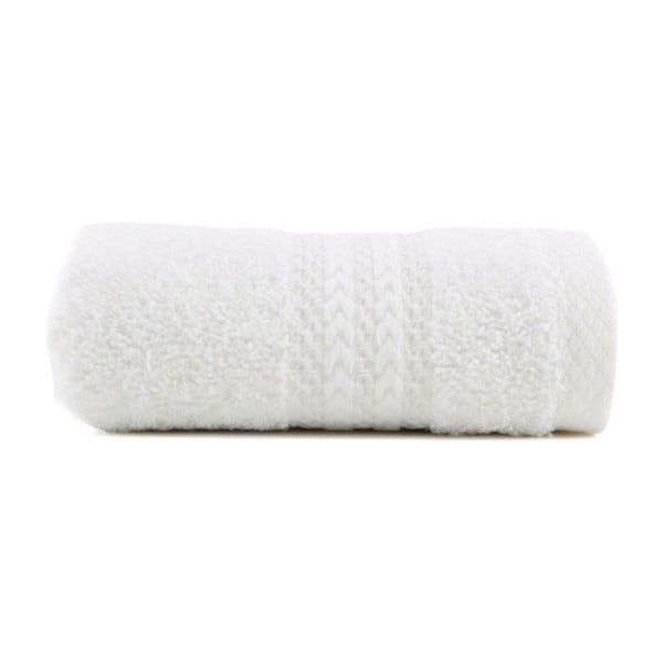 Bijeli ručnik od čistog pamuka Sunny, 30 x 50 cm