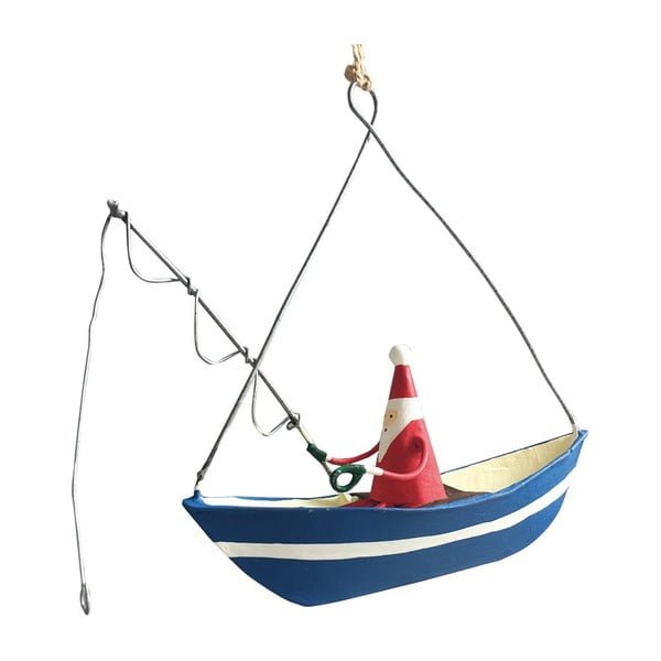 Božićni viseći ukras G-Bork Santa Fishing