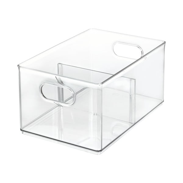 Prozirna kutija za odlaganje iDesign The Home Edit, 30,5 x 20,3 cm