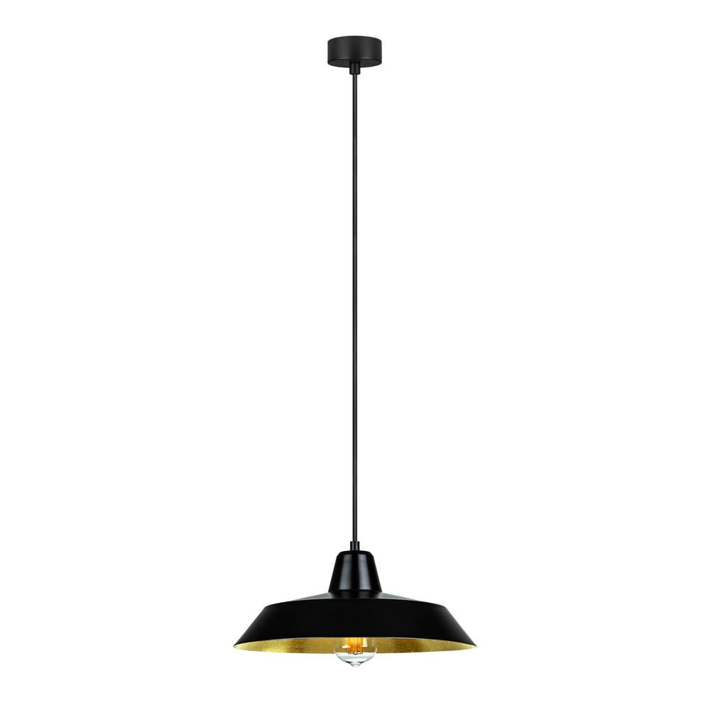 Crna viseća svjetiljka Bulb Attack Cinco, ⌀ 35 cm