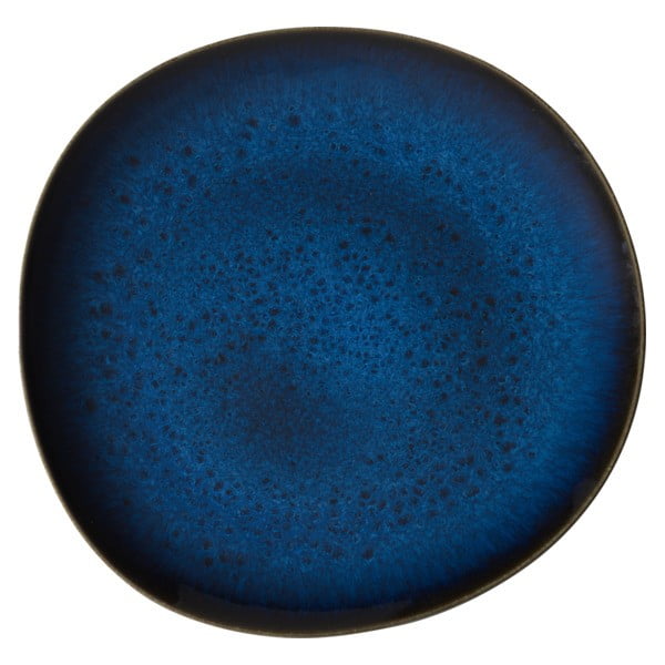 Tamnoplavi tanjur od kamenine Villeroy & Boch Like Lave, ø 28 cm