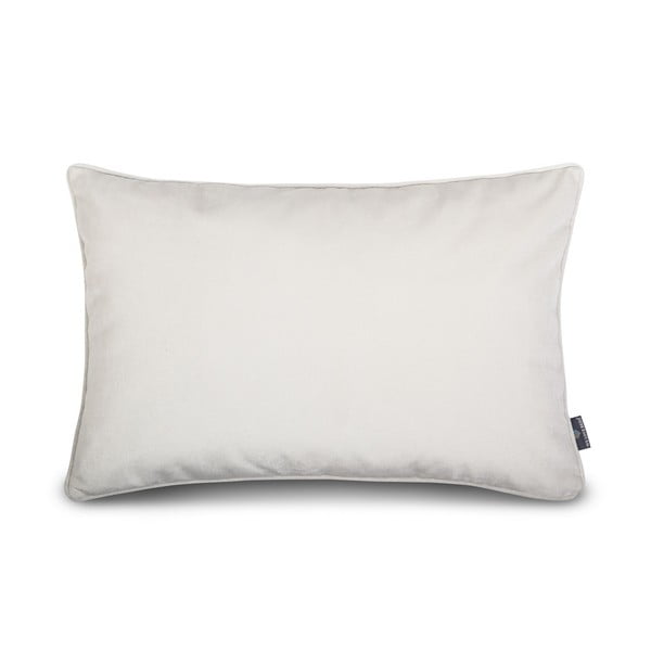 Bijela navlaka za jastuk s baršunastom površinom WeLoveBeds Sea Foam, 40 x 60 cm