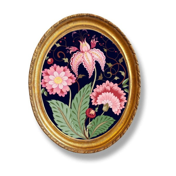 Ovalna slika Velvet Atelier Flowers