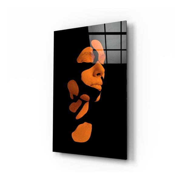 Staklena slika Insigne Fragmented Orange