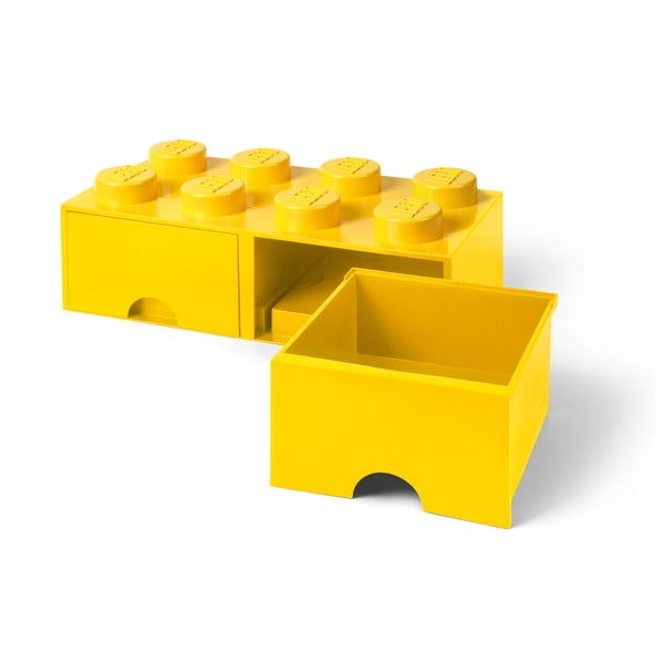 Žuta kutija za pohranu s dvije ladice LEGO®