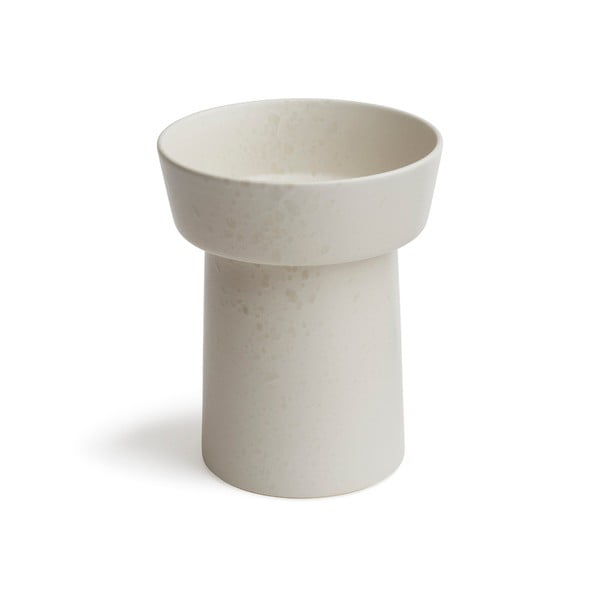 Bijela vaza od kamenine Kähler Design Ombria, visina 20 cm
