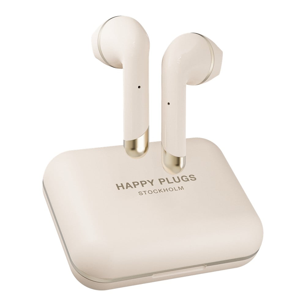 Bež bežične slušalice Happy Plugs Air 1 Plus
