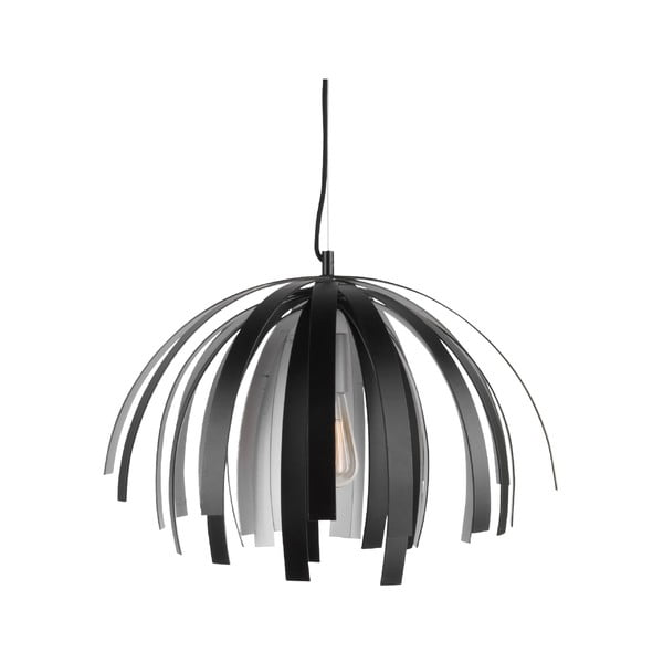 Stropna lampa u crno-srebrnoj boji Leitmotiv Willow