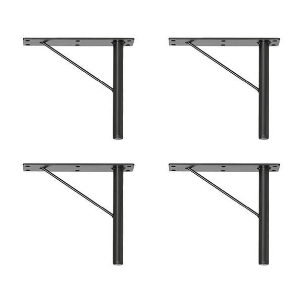 Crne metalne noge za ormariće u setu od 4 kom Mistral & Edge by Hammel - Hammel Furniture