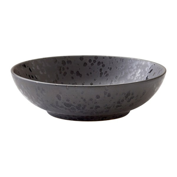 Crna zdjela za tjesteninu od kamenine Bitz Basics Black, ⌀ 20 cm
