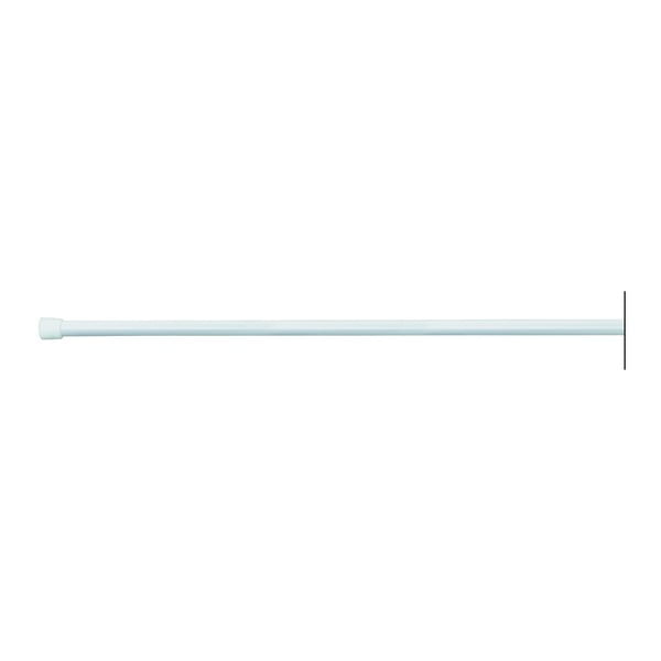 Bijela šipka za tuš zavjese podesive dužine iDesign, dužina 198 - 275 cm
