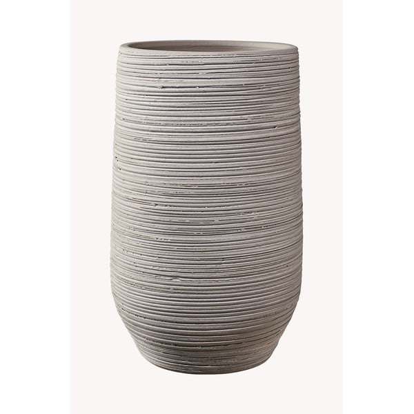 Siva keramička vaza Big pots Ravenna, výška 30 cm