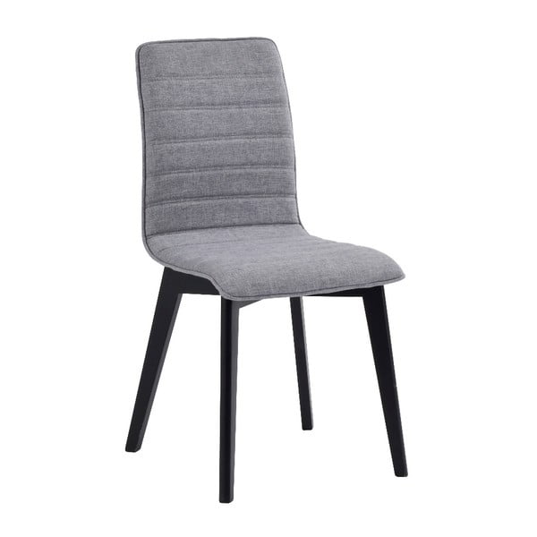 Siva blagovaonska stolica s crnim nogama Rowico Grace