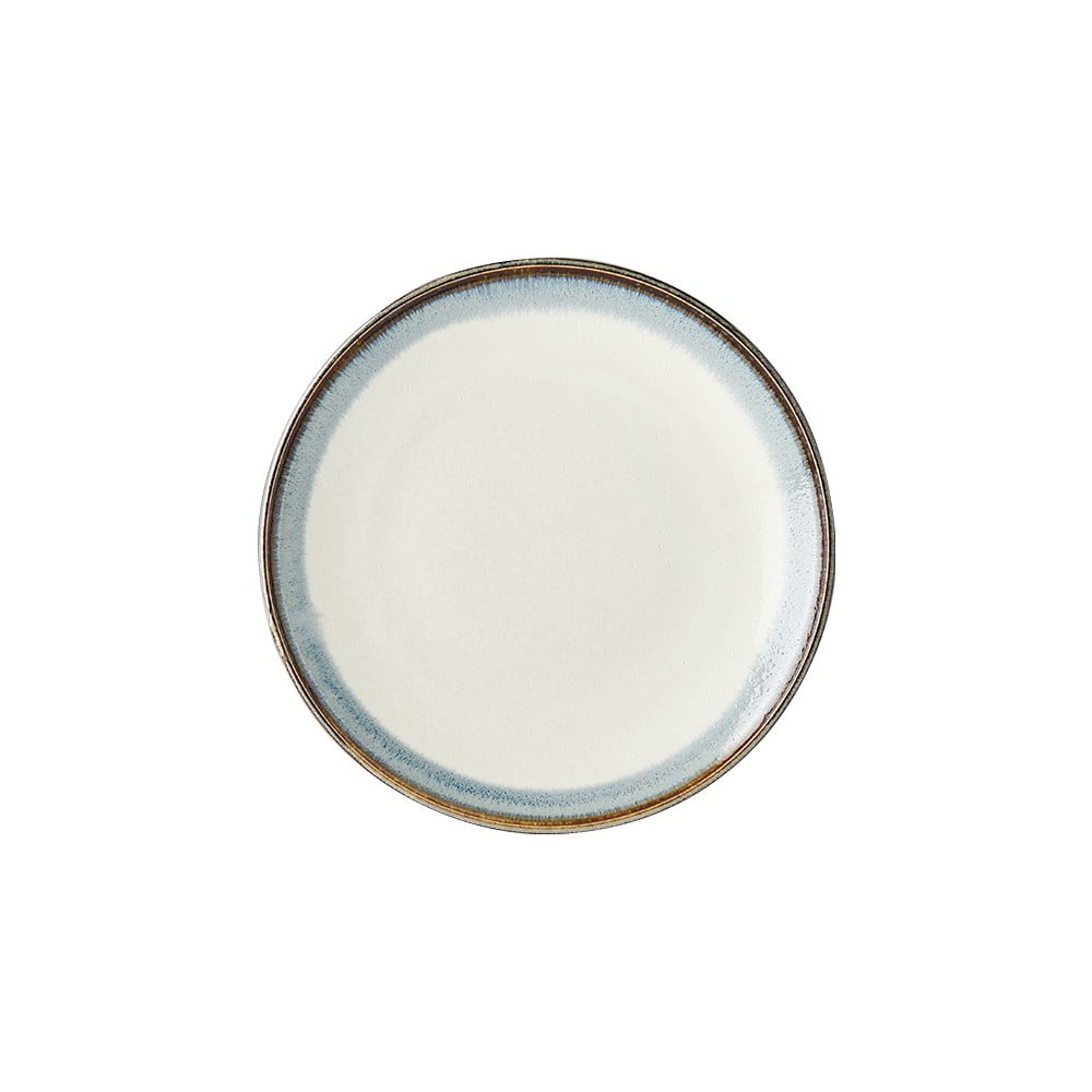 Bílý keramický talíř MIJ Aurora, ø 25 cm