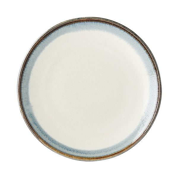 Bílý keramický talíř MIJ Aurora, ø 25 cm