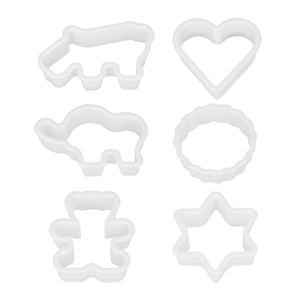 Set od 6 plastičnih kalupa Metaltex Cookie Cutters
