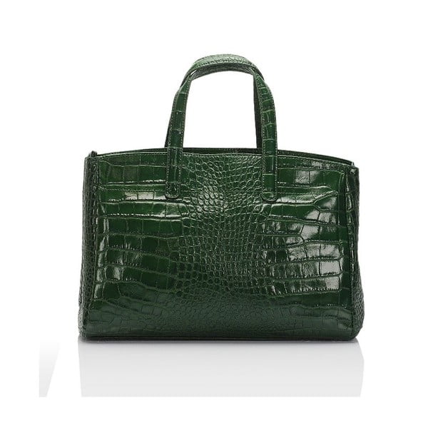 Zelena kožna torbica Lisa Minardi Magna