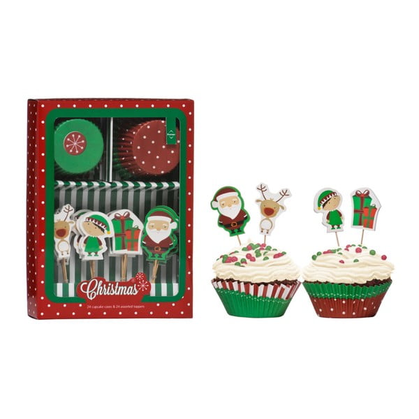 Set za ukrašavanje cupcakesa Premier Housewares Christmas Cupcake