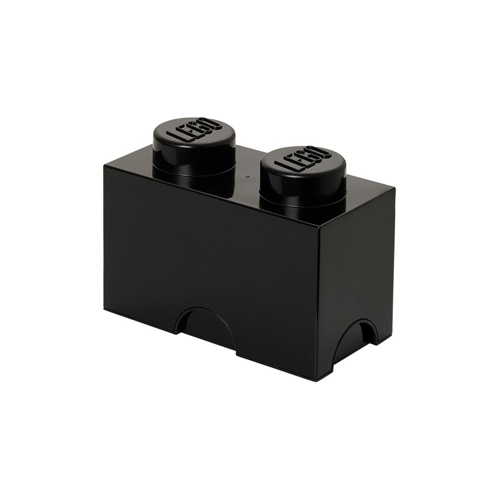 Crna dvostruka kutija za pohranu LEGO®