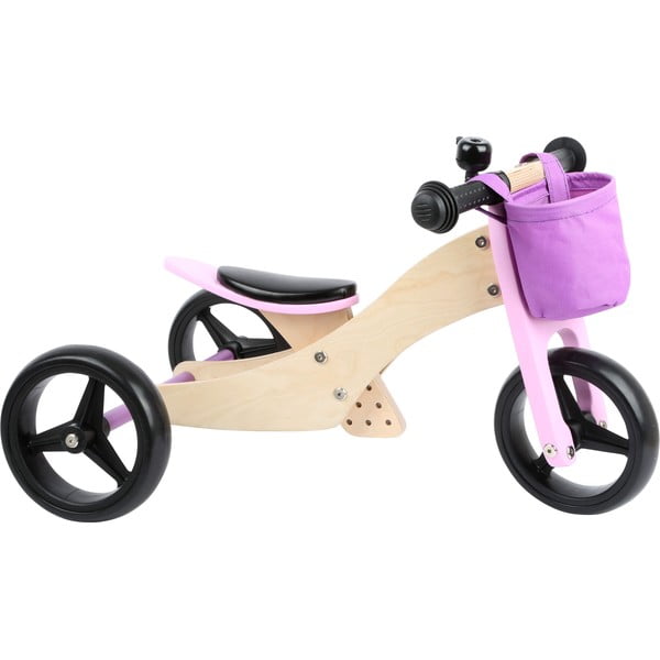Ružičasti dječji tricikl za balansiranje Legler Trike