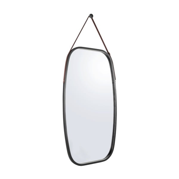 Zidno ogledalo u crnom okviru PT LIVING Idylic, dužina 74 cm