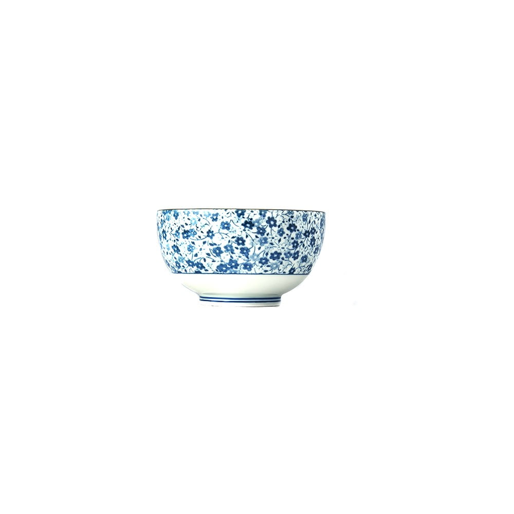 Plavo-bijela keramička zdjela MIJ Daisy, Ø 13 cm