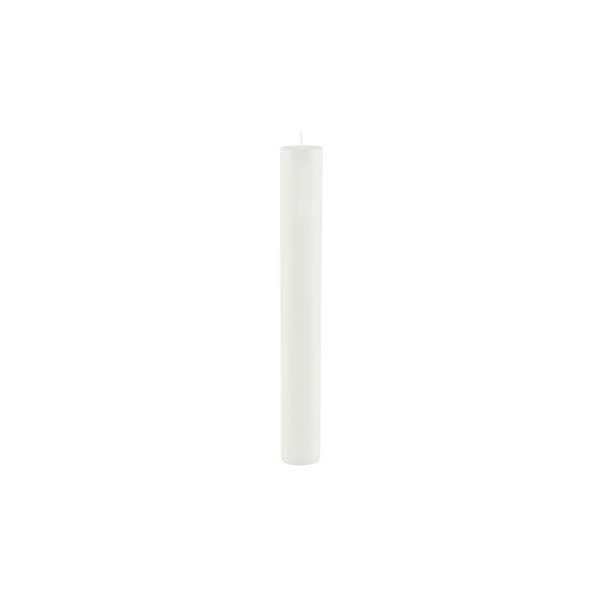 Bijela duga svijeća ego dekor cilindar čistog, gorući vrijeme 30 h