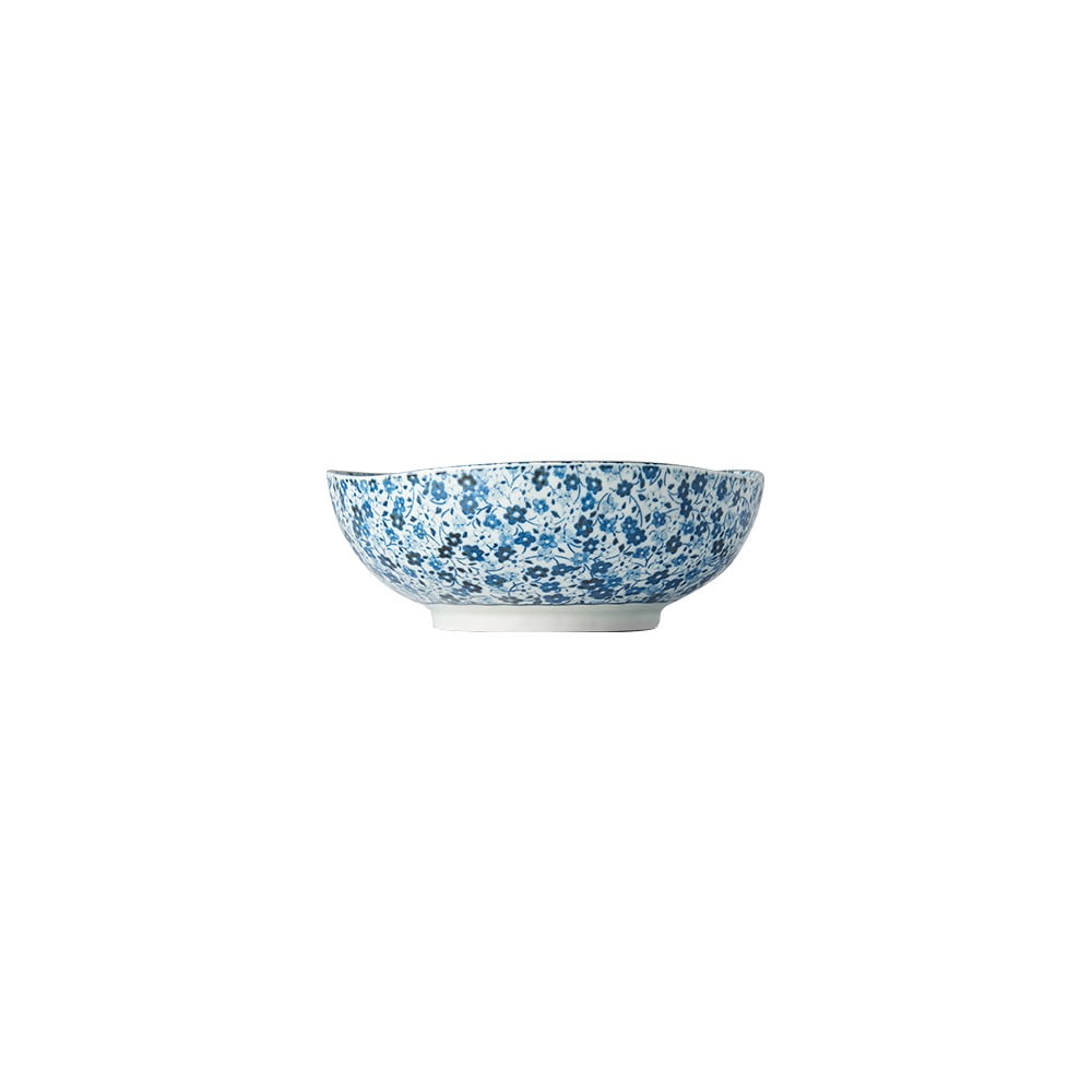 Plavo-bijela keramička zdjela MIJ Daisy, ø 17 cm