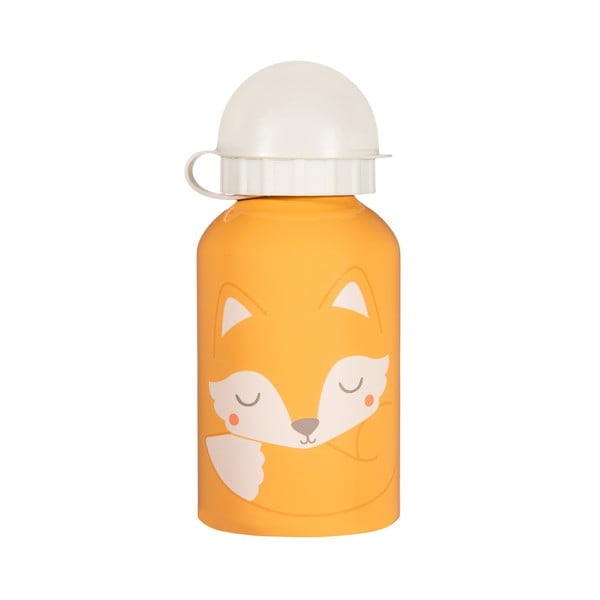 Narančasto-bijela bočica za piće za djecu Sass & Belle Woodland Fox, 250 ml