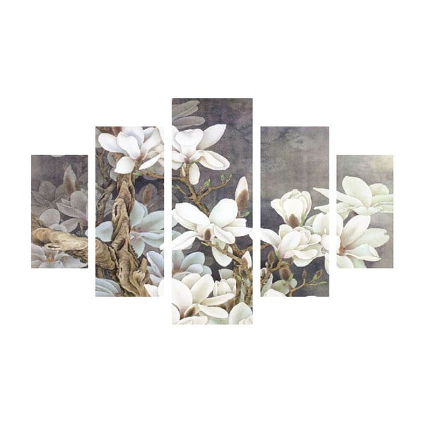Višedijelna slika White Blossom, 92 x 56 cm