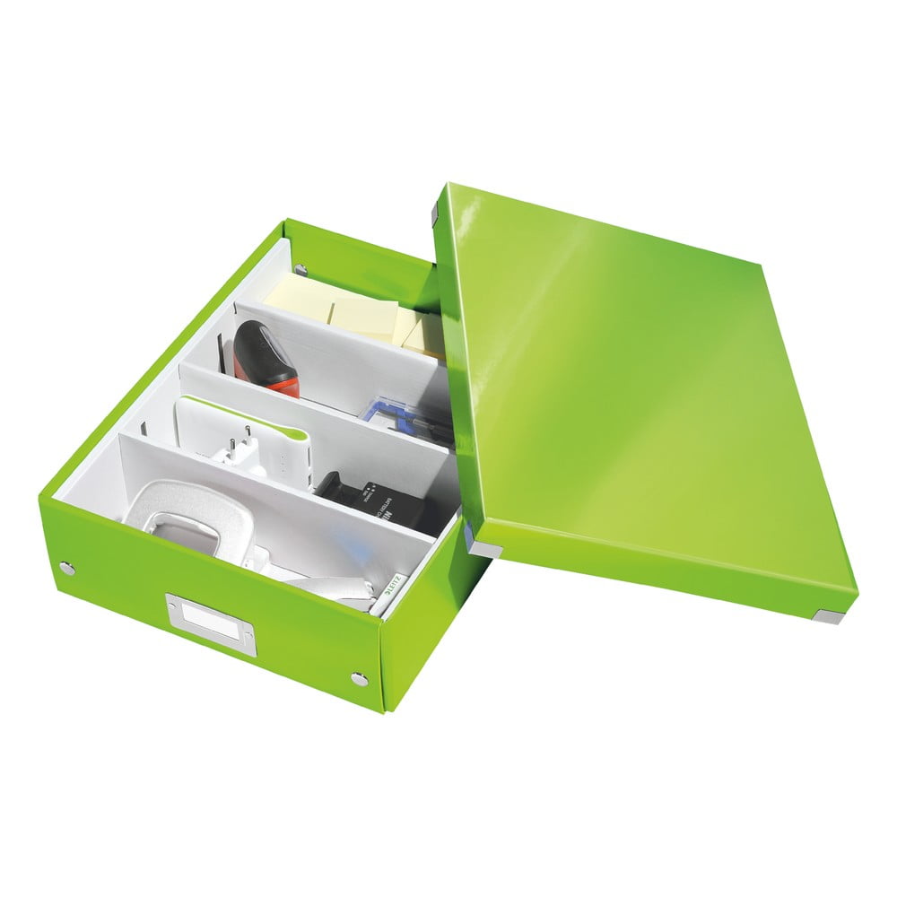 Zelena kutija s organizatorom Leitz Office, duljina 37 cm