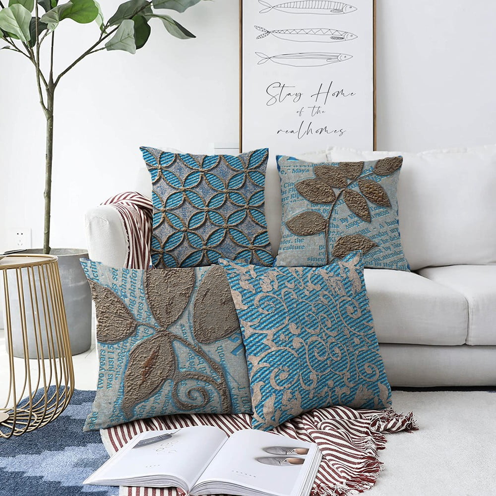 Set od 4 jastučnice Minimalist Cushion Covers Chenille , 55 x 55 cm